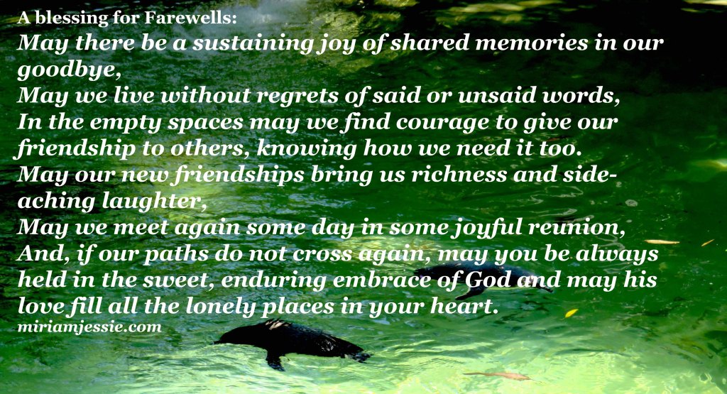 blessing for farewells